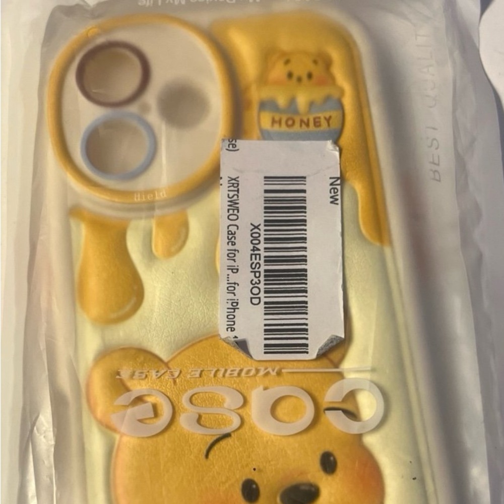 Cute Bear iPhone Case with Honey Design